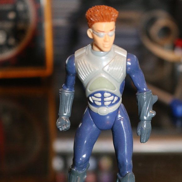McDonalds Shark Boy Figure 2005 Taylor Lautner Miramax Film HTF 5" Blue Retired - Picture 1 of 3